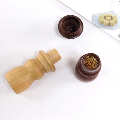 1PC toothpick bucket oak Toothpick Storage Box Toothpick Dispenser