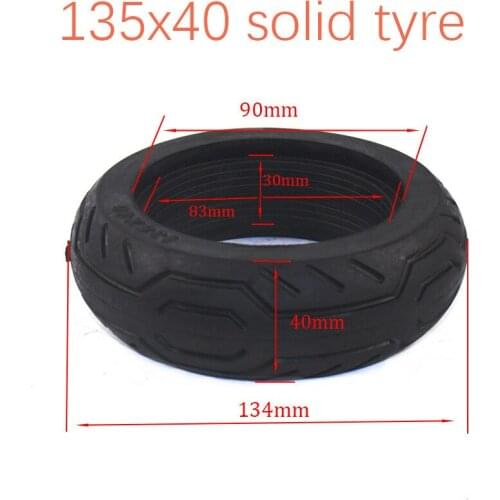 135*40 solid rubber tyres 135x40 mm Solid Tires for Hoverboard ,Electric Skateboard, Scooter ,trolley, Wheelchair wheel tire