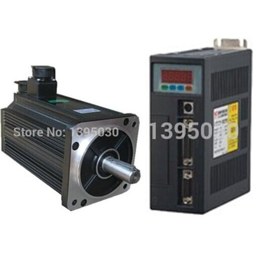 2.3KW AC Servo Motor 15N.m 1500rpm 130ST-M15015 9.5A 220V AC Servo+AC Servo Driver+ Cable Complete Motor kit High quality