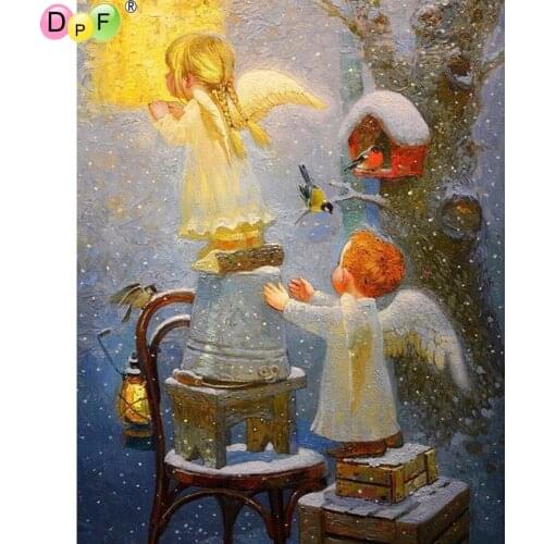 5D DIY Diamond Painting angel round/square Cross Stitch Diamond Embroidery kits Diamond Mosaic home Decorative drill