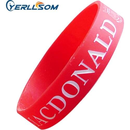 700pcs/Lot High Quality Custom Personalized Rubber Bands for promotional gifts Y060308