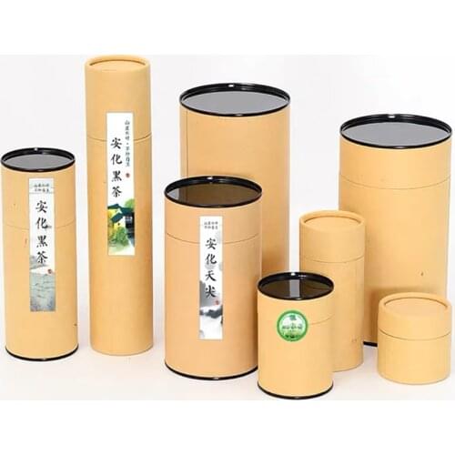 Star Packaging Hot Selling Natural Brown Kraft Cardboard Green Tea Bag Packing Paper Tube