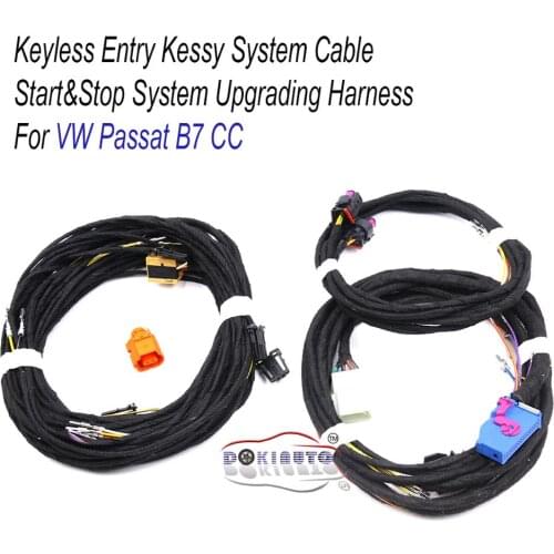 Keyless Entry Kessy system cable Start stop System harness Wire Cable For VW Passat B7 CC