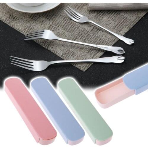 Tableware Storage Box Flatware Travel Case for stationery Chopsticks Spoon Fork QXNB