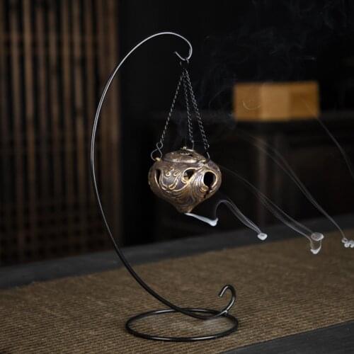 Incense burner with Holder Backflow Waterfall Home Decoration Garden Ceramics Table Decors With Bracket Hanging Retro Censer New