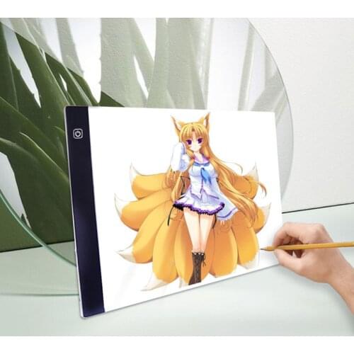 Small Diamond Painting Pad Mini A5 Size Three Level Dimmable Led Light Pad Eye Protection Easier for Diamond Painting Embroidery