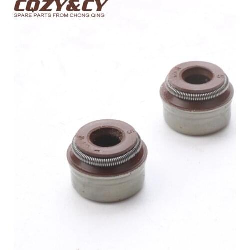Valve stem oil seal for Piaggio Carnaby 125 Liberty Mp3 Sfera Skipper Typhoon 125cc 436438 100669210 4-stroke