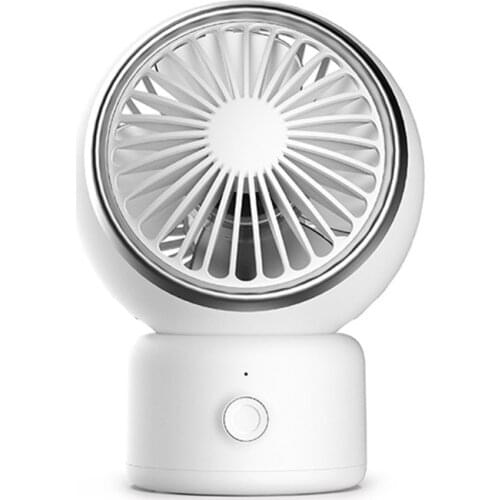 Mini Tabletop Fan Quiet Portable Mini USB Rechargeable Desktop Fan 4000mAh Air Circulator Head Rotatable for Room Desk