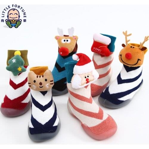 Colors Toddler Newborn Baby Shoes Cotton Cartoon Newborn Baby Girl Boy Shoes Anti-Slip Socks Slipper drop shipping