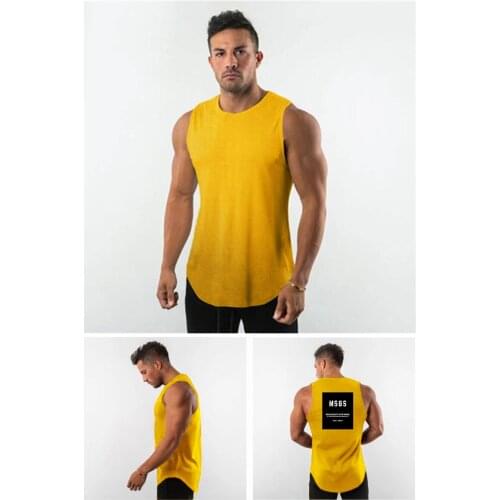 New Summer Mesh Fitness Casual Gym Tank Top Men Sports Workout Clothing Bodybuilding Fashion Singlets Sleeveless Quick Dry Vest