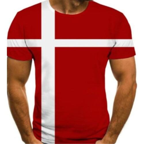 22020 new summer mens and womens T-shirts boys and girls' T-shirts 3D flag printed round neck casual T-shirts mens T-shirts