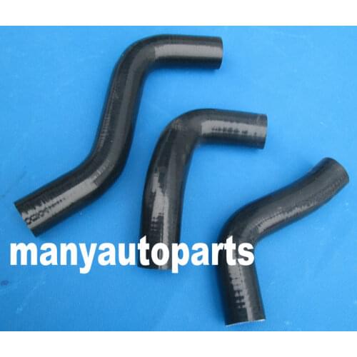 FOR Mazda Miata MX-5 NA6CE B6ZE 1.6L BLK RADIATOR SILICONE HOSE KIT 1989-1993 1990 1991 1992 1993