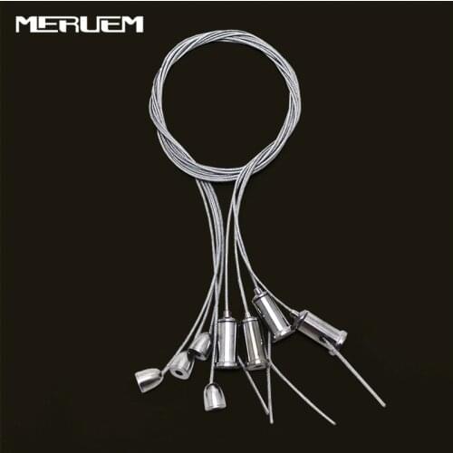 4 pcs/lot 1.2m steel cable Wire rope For lifting/hanging various panel lights 300*600,300*1200,600*600 mounted without ceiling