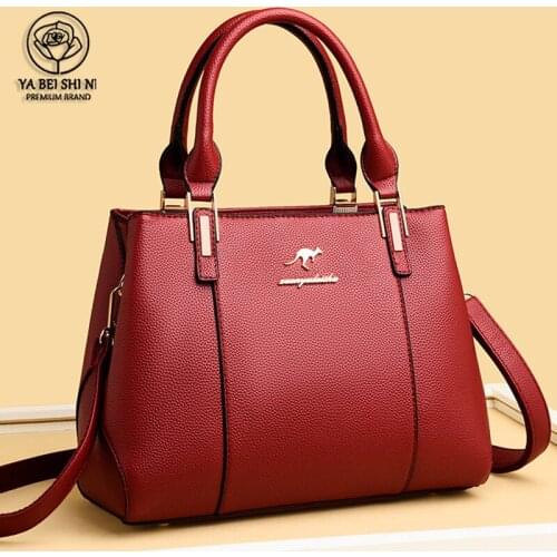 2020 Designer Messenger Bag New Luxury Brand Women Handbag Genuine Casual Tote Bags High Quality Soft Female Big Shoulder Bags