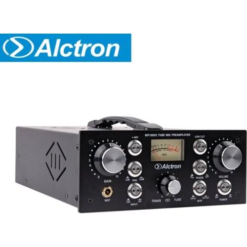 Alctron MP100V2 pro recording studio tube&fet mic amplifier with multi-function knobs,amplify each signal carefully preamp
