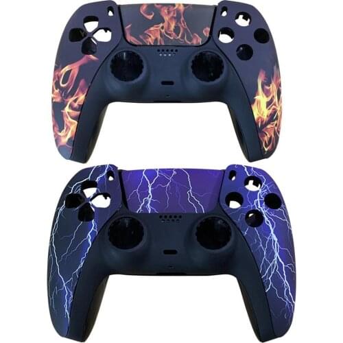 Housing Cover Case for PS5 Wireless Joystick Controller DIY Front Rear Faceplate Protective Cover Skin for PS5 Controller