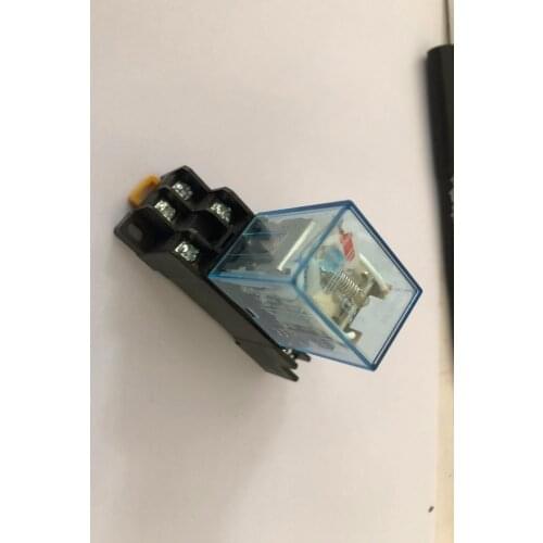 1pcs MY2P HH52P MY2NJ relay 12V/24V/110V/220V AC coil high quality general purpose DPDT micro mini relay with socket base holder