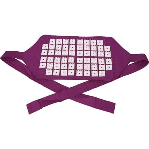 1 Pcs Portable Acupuncture Massage Waist Belt Needle Prick Acupoint Yoga Massaging Strap for Pain Relief Muscle Stress Relax