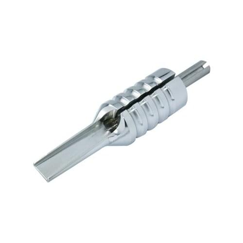 2PCS 23F 304 Stainless Steel Flat Magnum Tattoo Grip Professional Tattoo Grip Magnum Tip Back Stem Combo Supply