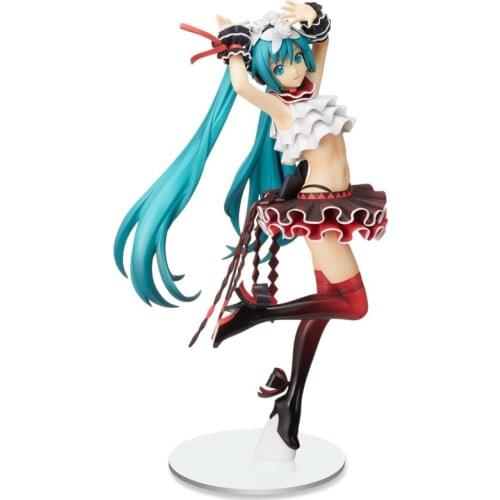 24Cm Hatsune Anime Dolls Figures Pvc Model Toys Virtual Singer Miku Collectible Figurines Desktop Ornaments Cute Sweet Model