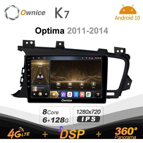 Ownice 6G+128G Android 10.0 Car Radio For KIA Optima K5 2011-2014 DVD Player 4G LTE GPS Navi 360 Panorama BT 5.0 Carplay