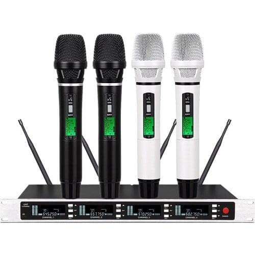 True Diversity Wireless System UHF Handheld Microphone Professional Stage Performance Lavalier Wireless System UHF Mikrofon Boly