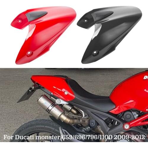 Motorcycle ABS Rear Pillion Passenger Seat Cover for Ducati Monster 696 795 796 1100 2000-2012 2010 2011 Accessories