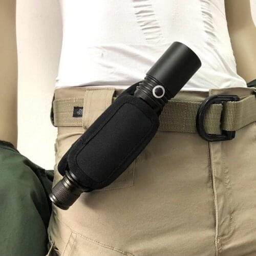 360 Degree RotatableFlashlight Holster Belt Carry Case Flashlight Pouch Holster Duty Belt Holder Clip Outdoor Tool Accessories
