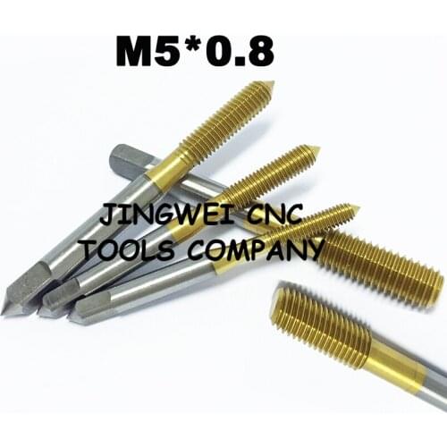 Good quality hss extruded tap, thread forming tap with TIN coating M5X0.8, TIN-EXL-NRT extrusion tap