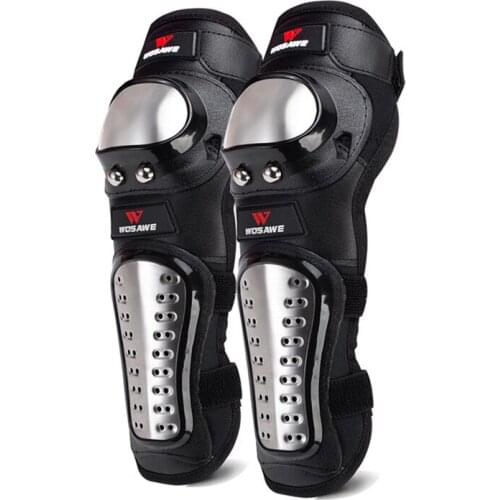 WOSAWE Moto Elbow Pads Set Brace Support Sports MTB Off-Road Snowboard Roller Stainless Steel Motorcycle elbow Protector gear