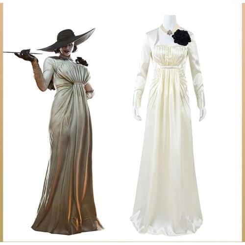 2021 New Santos cos Mrs. Dimitrescu cosplay costume suit