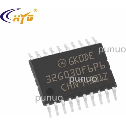 Original Authentic STM32G030F6P6 Encapsulation TSSOP20 8b MCU 10b ADC 32Kb Flash 2.0-3.6V Timers Integrated EEPROM Access Line