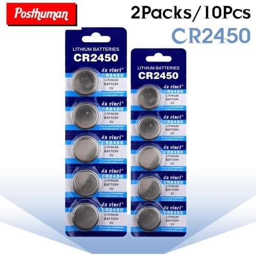 POSTHUMAN 10PCS cr2032 cr2018 cr2025 cr2330 cr2430 cr2450 Big battery 3v cr2032 3v lithium battery Promotion battery