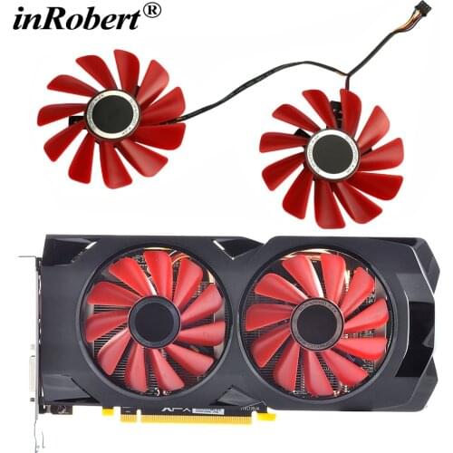 85MM FDC10U12S9-C 0.45AMP 4Pin Cooler Fan Replacement For XFX RX 560D RX 570 RX 580 RX Vega Graphics Video Card Cooling Fans