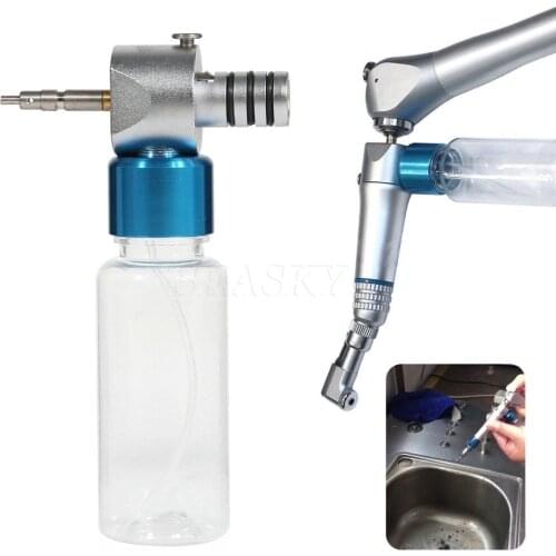 Dental Low Speed Handpiece Cleaning Lubrication Cleaner Oiling Press Air Button