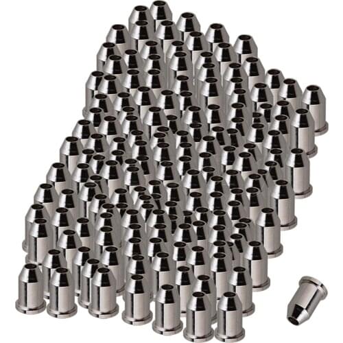 Yibuy 300x Chrome Metal Through Body String Mounting Bushings for Guitar