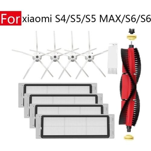 Replacement Home Accessories For Xiaomi Mijia OR Roborock S4 S5 S5 MAX S6 S6 Vacuum Cleaner Parts Side Main Brush Hepa Filter