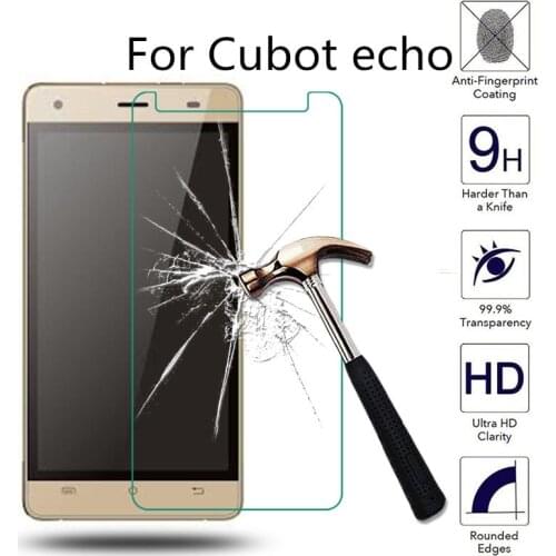 For Cubot Echo Glass Cubot Echo Tempered Glass Cubot Echo Screen Protector 0.26mm 9h Premium Hardness Glass Film Cover Protect