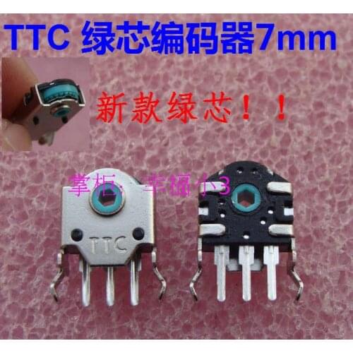 1pc Original TTC Mouse Encoder Mouse Decoder Feel Fine Precision Life 5 Million Times 7mm Green Core