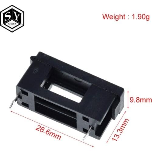 GREAT IT 10PCS BLX-A type 5*20mm with cover fuse seat fuse pipe Fuse holder 5x20 fuse seat