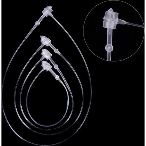 1000pcs Transparent Loop Locks Plastic Pins Security Tag Label Tags Fasteners Garments Accessories