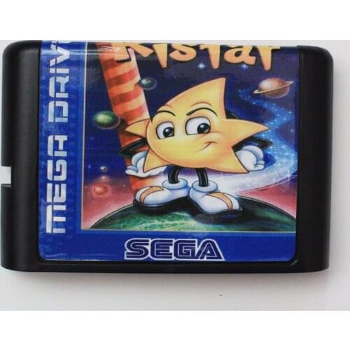 Ristar 16 bit SEGA MD Game Card For Sega Mega Drive For Genesis