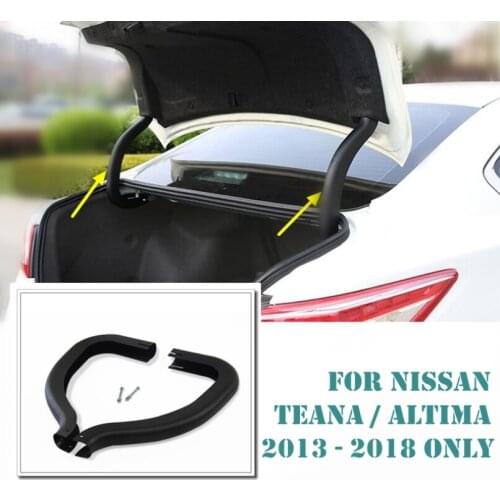 2 PCS For Nissan Teana Altima 2013 2014 2015 - 2018 Plastic Rear Trunk Hinged Protective Support Bar Cover Kit Trim Cover Trim