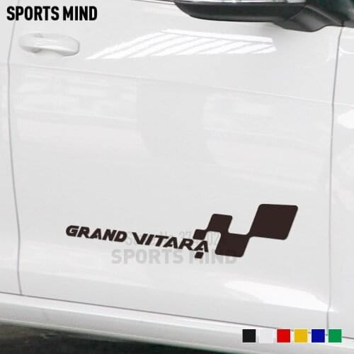 3 Pairs SPORTS MIND Car Body Sticker Decal Automobiles Car Styling For Suzuki Grand Vitara 2008 Exterior Accessories