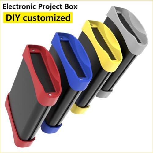 Aluminium Box with Crashproof and Dustproof Panels K03B 100*26mm Metal Case Box Plastique