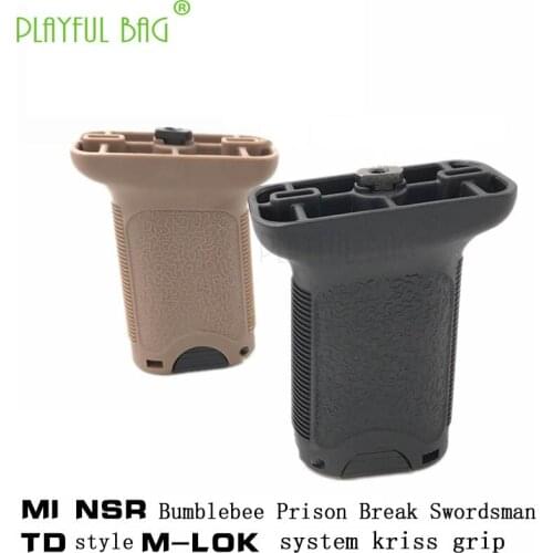 Outdoor activities CS toy water bullet gun useing TD Style m-lok System Nylon Tactical Front Grip NSR prison Break KRISSI LI22