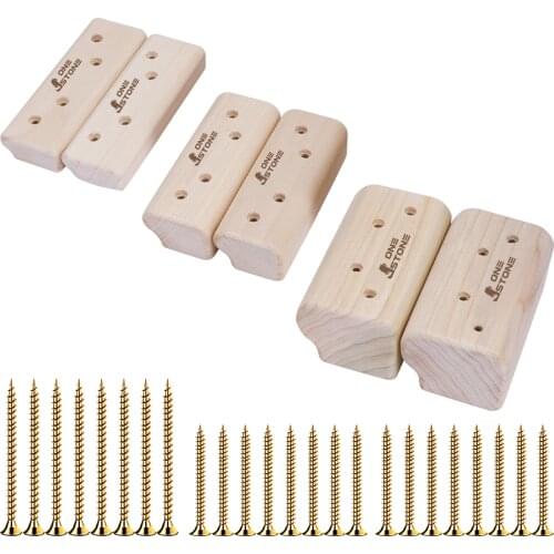 2pcs Campus Rungs Bouldering Gym Wooden Hangboard Indoor Rock Climbing Grip Training Fingerboard