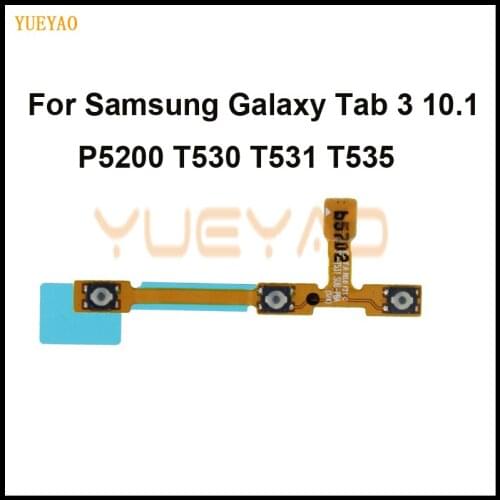 Power Button On / Off Volume Button Mute Switch Flex Cable For Samsung Galaxy Tab 3 10.1 P5200 T530 T531 T535 Power Button Flex