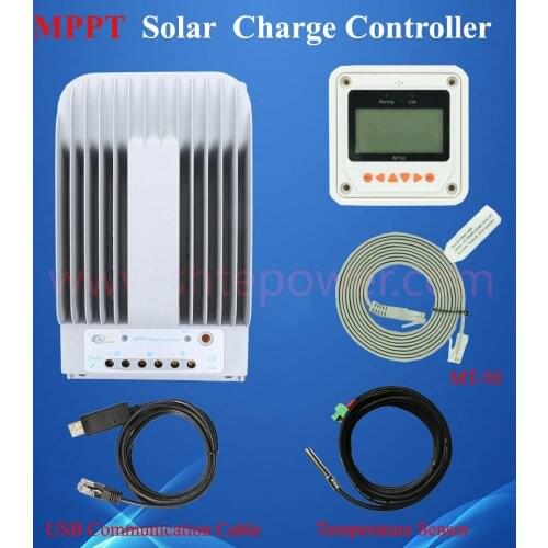 Tracer MPPT LCD Solar Controller 20A Solar Charge Controller 150V solar panel input Remote Meter LCD MT50 MT-50 EPsolar EP solar