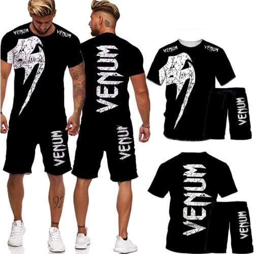 2021 Summer Mens 3d Printed Short Sleeve + Sports Shorts 2 Sets Of Extra-large Mens Sports Suit 3d Pattern Suit 6xl Jogging
